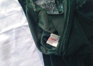 Brand New (Urbanic) Green Velvet Dress