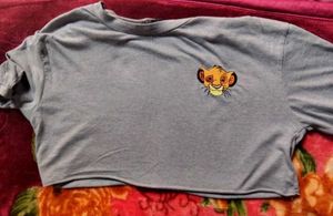 Lion King Embroidered Top
