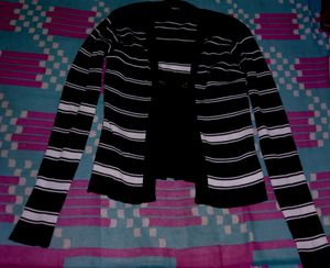 Zabra Line Wool Sweater Girls Feviret...
