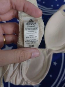Adidas Nude Colour Padded  Bra