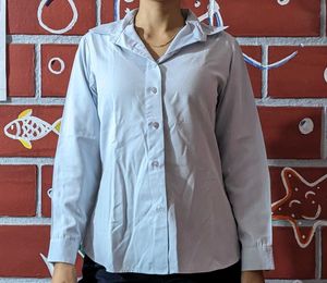 Formal Blue Shirt For Women