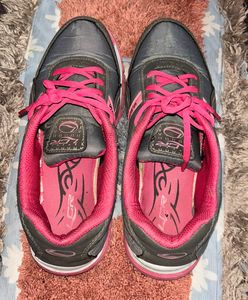 Gray &amp; Pink Sneakers