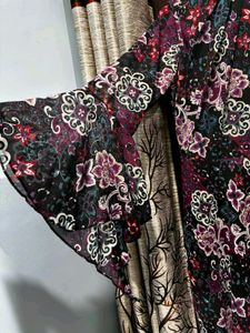 Floral Print Midi Dress Kurta