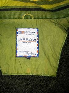 Green American Arrow Jacket with ck brand warmer
