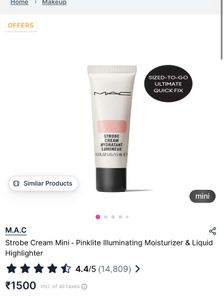 MAC Pinklite Strobe Cream Mini 15 ML