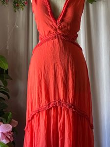 Coral Maxi Dress