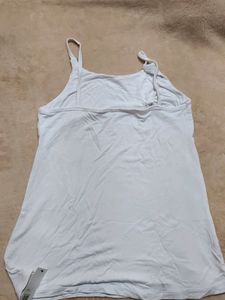white one strip top
