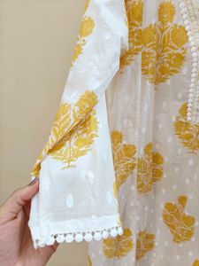 Cotton A-line Kurta