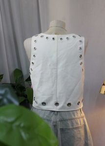 Forever 21 White Eyelet Crop Top