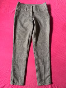 Grey Cropped Trousers
