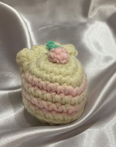 Cute Crochet Mini Cake 🍰