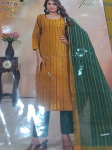 Mustard Salwar Suit Material