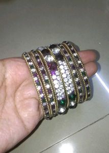 Vintage Inspired Bejeweled Bangles