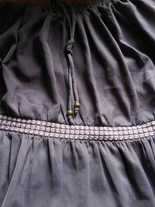 Gray Boho Dress