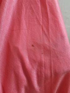 Peach skirt with ruffle dupatta
