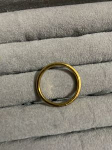 Rhinestone Gold Ring