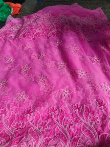 Fabric With Embroidery Work