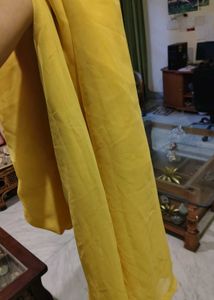 Long Yellow Chiffon Dress✨