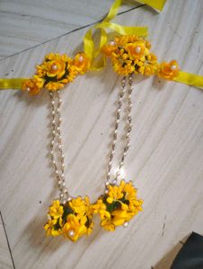 Floral Jewellery haldi Set
