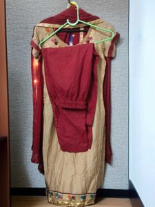 Kurta Plazzo Dupatta Set (3 Pc )