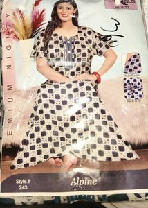 Floral Print Night Suit