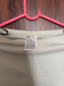 H&amp;M Ribbed Lace Nightsuit - Top &amp; Shorts