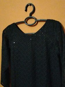 Black Kurta Set