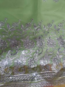 Pista Green Dupatta Set