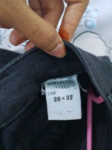 Black denim jeans 26size