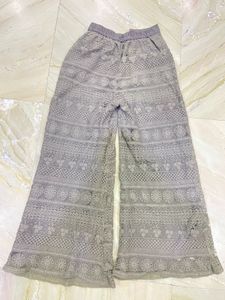 Chicken Net Wide Leg Plazo