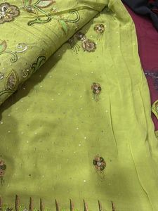 Pure Georgette Saree