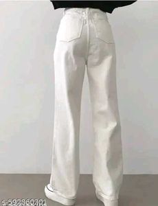 White Wide Leg Jeans