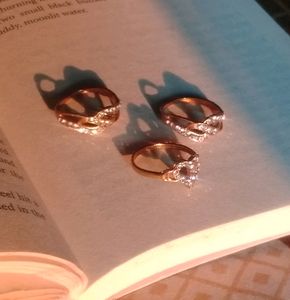 golden Crystal Rings🍂