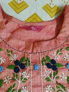 Elegant Embroidered Kurta