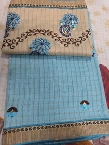 Cotton Silk Party Wear Saree