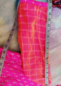 Pink &amp; Orange Checkered Dress