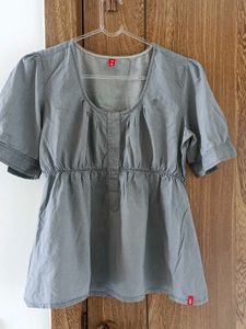 Edc Grey Top For Girls