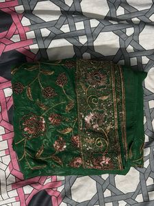 Green Saree