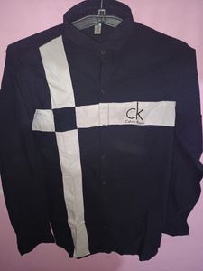 Black Stretchable Shirt With Flying Machine Jeans