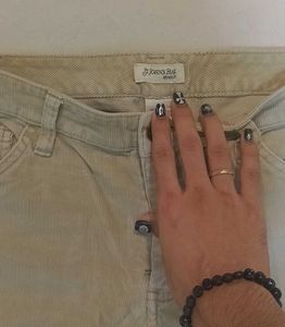 Beige corduroy Pants