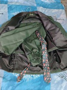 Green Coat Pant