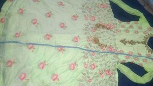 Embroidered gawn