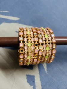Elegant Pastel Bangle Set