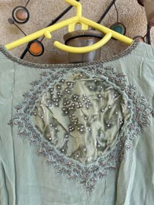 Olive Green Salwar Shirt
