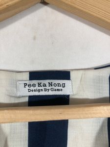 White&amp;Blue Strips Top(Women’s)
