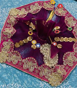Laddu Gopal Fancy Net Dress Size 6,7,8 Only 1 Dres