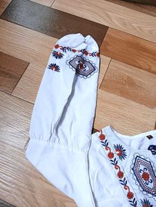 White Embroidered Dress