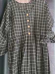 Pure Cotton Frock Style Kurti