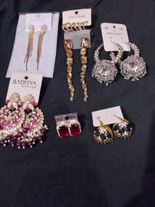 Set Of 7 Pretty Earrings