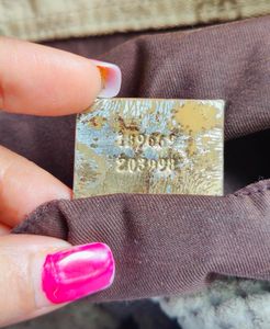 Auth  GUCCI GG Canvas Sherry Line Tote Bag